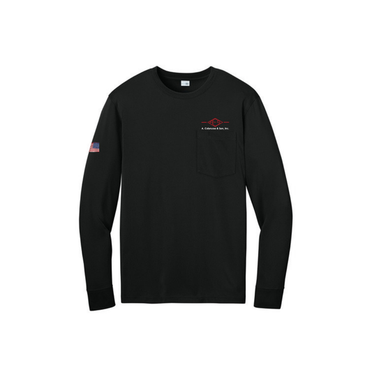Cornerstone Long Sleeve Pocket Tee